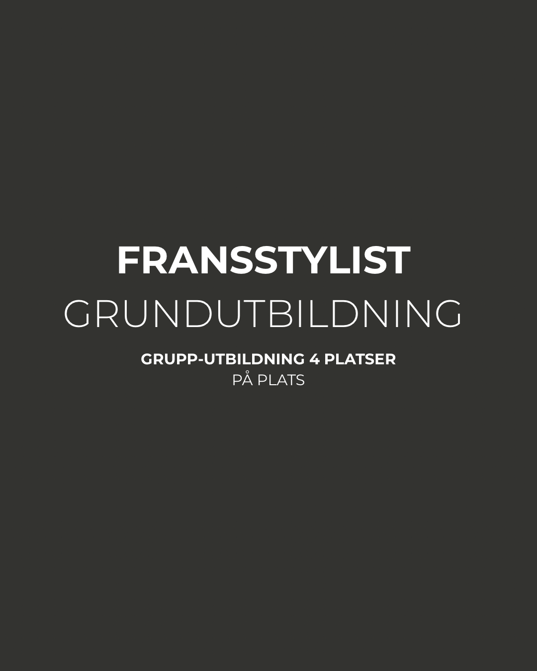 Grupputbildning fransförlängning 21-22 Februari
