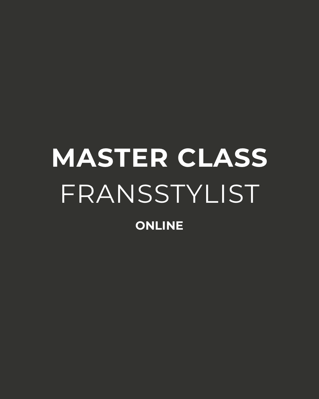 Masterclass fransstylist